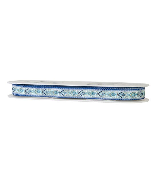 Wrights Woven Band Trim 0.75'' Light Blue, , hi-res, image 3