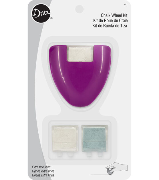 Dritz Chalk Wheel Kit, Extra Fine Lines