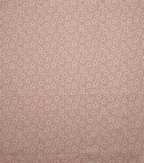 Flower Patch on Peach Quilt Cotton Fabric by Keepsake Calico, , hi-res, image 2