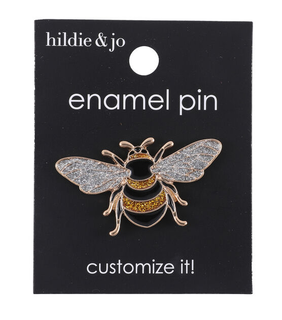 1.5" Bee Enamel Pin by hildie & jo