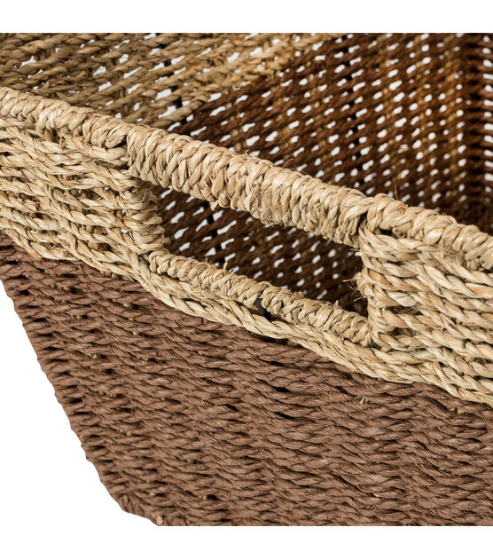 Honey Can Do 12" x 17" Seagrass Rectangle Nesting Baskets 3ct, , hi-res, image 6
