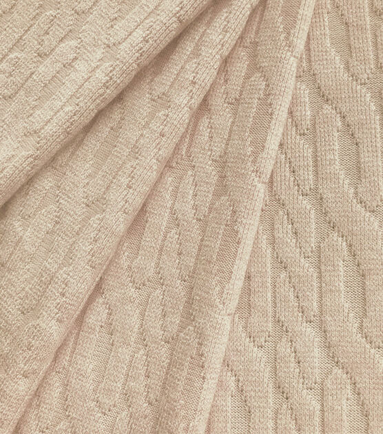 Athleisure Cable Knit Fabric, , hi-res, image 9
