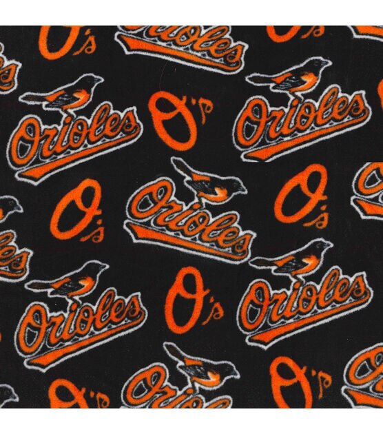 Fabric Traditions Baltimore Orioles Fleece Fabric Tossed, , hi-res, image 2