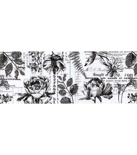 Tim Holtz Idea ology 6" x 6yd Botanical Collage Paper, , hi-res, image 1