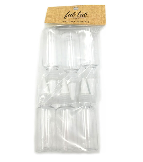 Needle Tip Squeeze Bottles (Pack of 6) Craft Storage