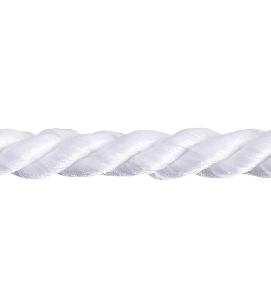 White Twisted Cord Trim, , hi-res, image 5