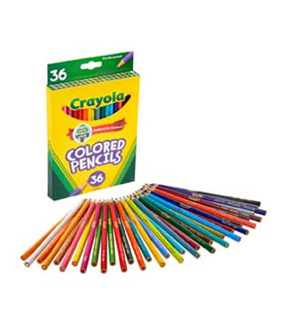 Crayola 36ct Bright Long Colored Pencils, , hi-res, image 2