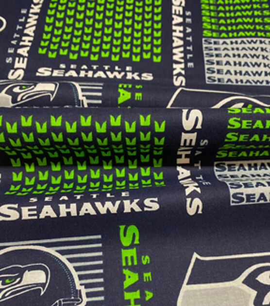 Fabric Traditions Seattle Seahawks Cotton Fabric Patch, , hi-res, image 3