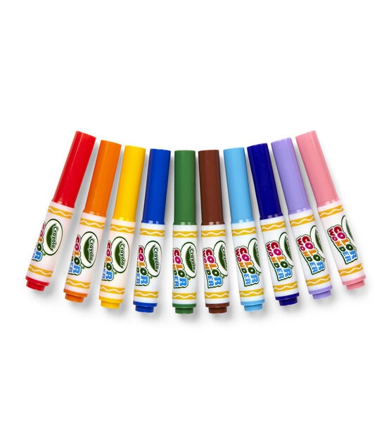 Crayola Color Wonder Mess Free Mini Markers, Classic Colors, 10 per Pack, 3 Packs
