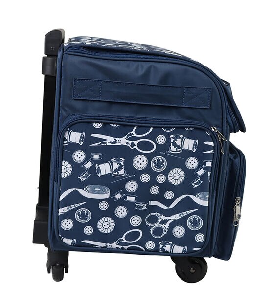 Everything Mary 21 x 18 Sew Print Rolling Sewing Machine Tote