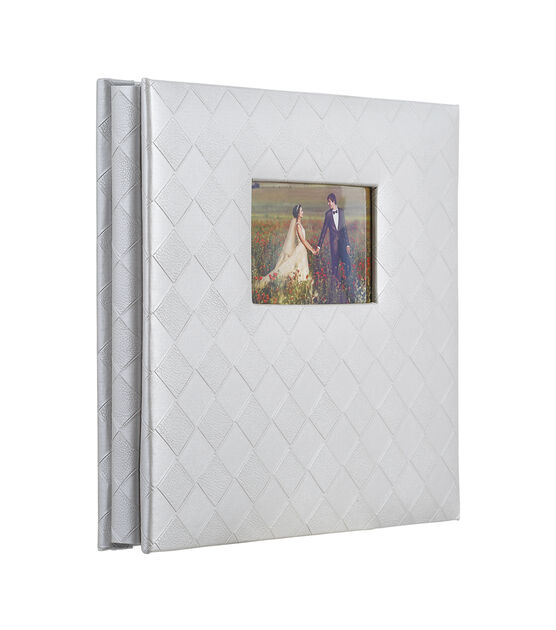 12" x 12" Pearl Gray Diamonds Scrapbook Album by Park Lane, , hi-res, image 4