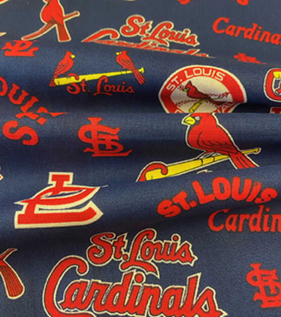 Fabric Traditions Cooperstown Saint Louis Cardinals Cotton Fabric, , hi-res, image 3