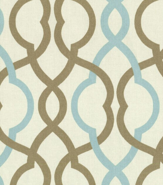 Waverly Upholstery Fabric 55" Make Waves Latte