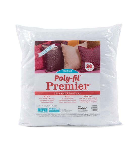 Poly-Fil Premier 20"x20" Accent Pillow Inserts 5 Pk, , hi-res, image 2