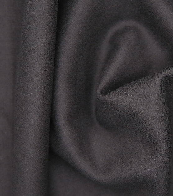 Suiting Fabric  Heavy Weight Black, , hi-res, image 3