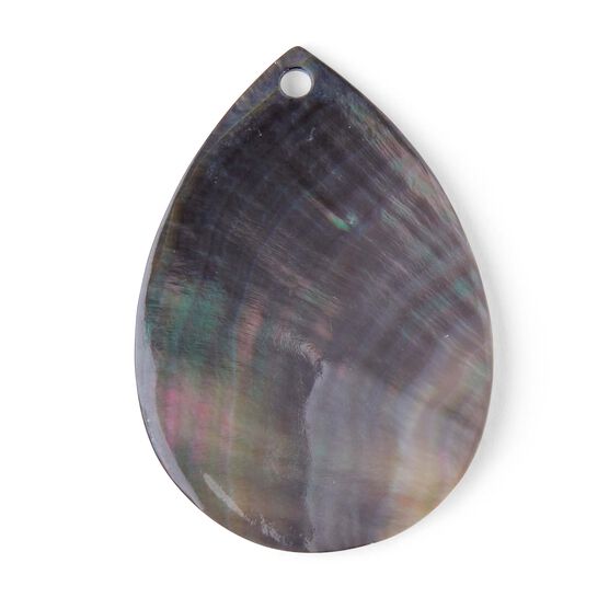 2" Shell Leaf Pendant by hildie & jo, , hi-res, image 2