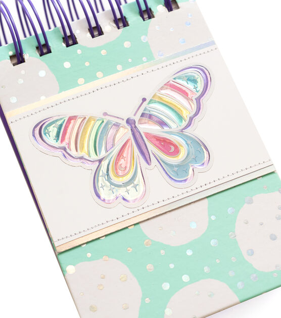 American Crafts Epoxy Stickers Butterfly Rainbow, , hi-res, image 6