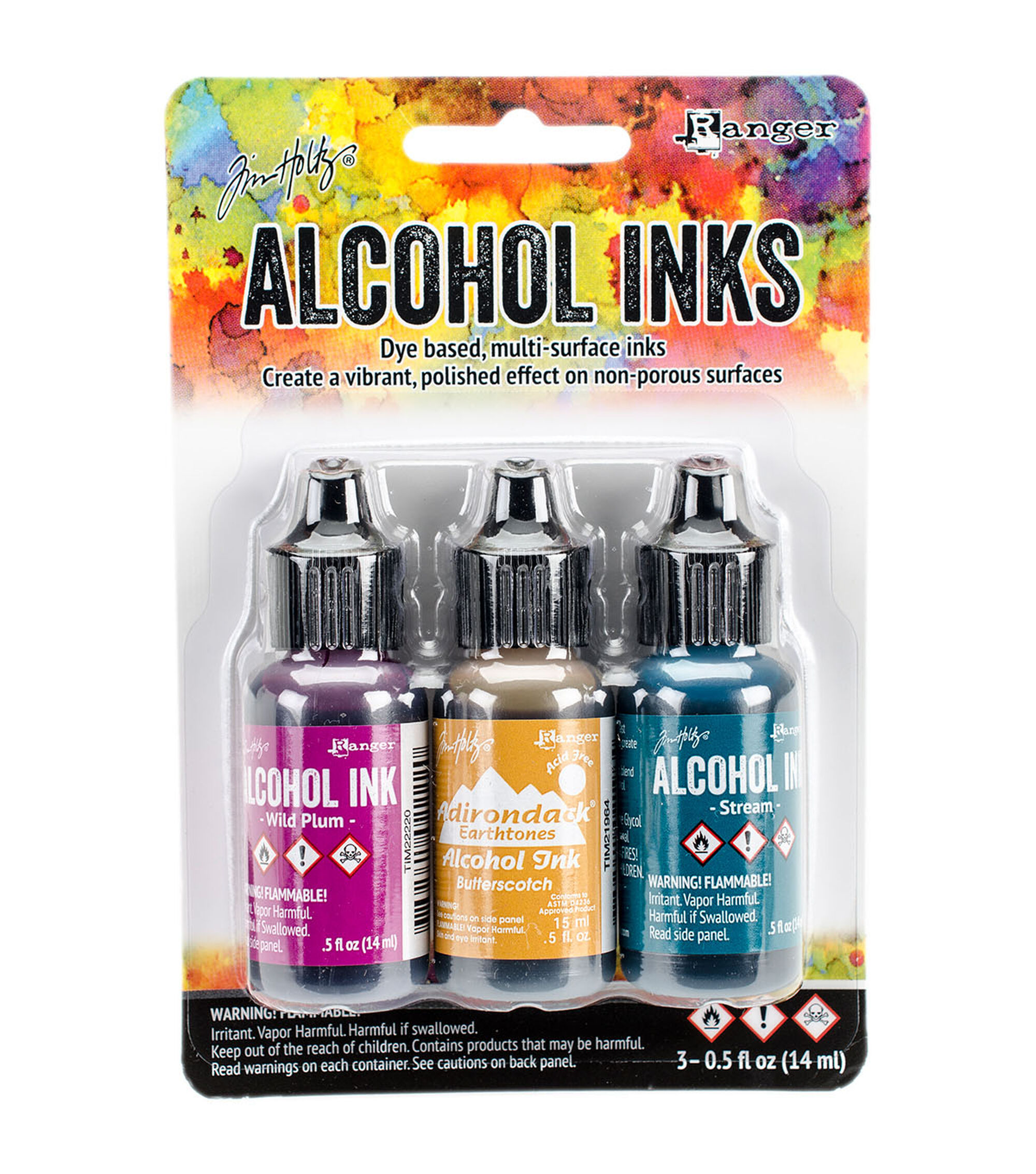Adirondack Alcohol Ink Bundle Ink Set Valley Trail + Rustic Lodge