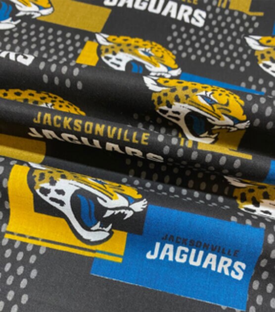 Fabric Traditions Jacksonville Jaguars Cotton Fabric Black, , hi-res, image 3