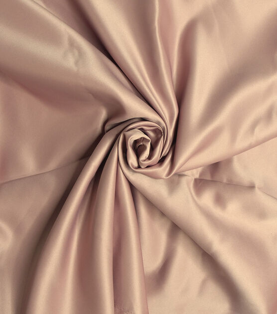 Pink Matte Satin Fabric by Sew Sweet
