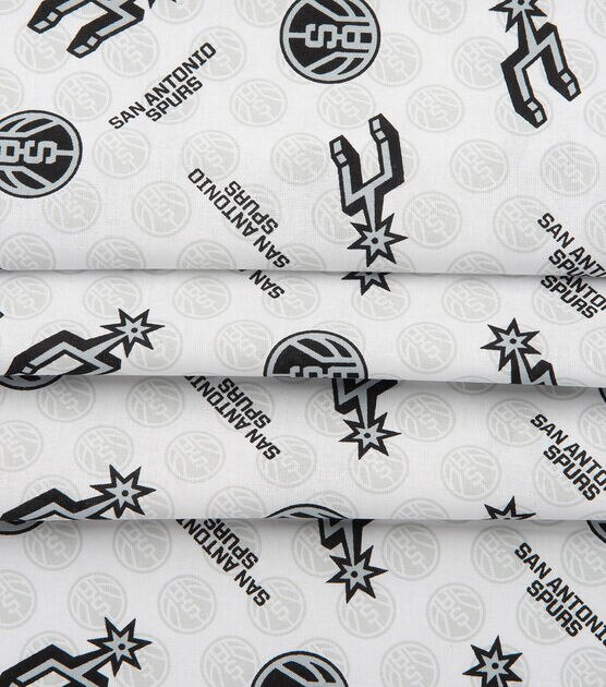 San Antonio Spurs Cotton Fabric Logo Toss, , hi-res, image 4