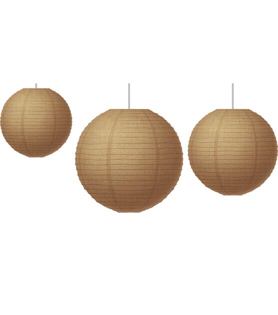 Teacher Created Resources 9ct Burlap Paper Lanterns