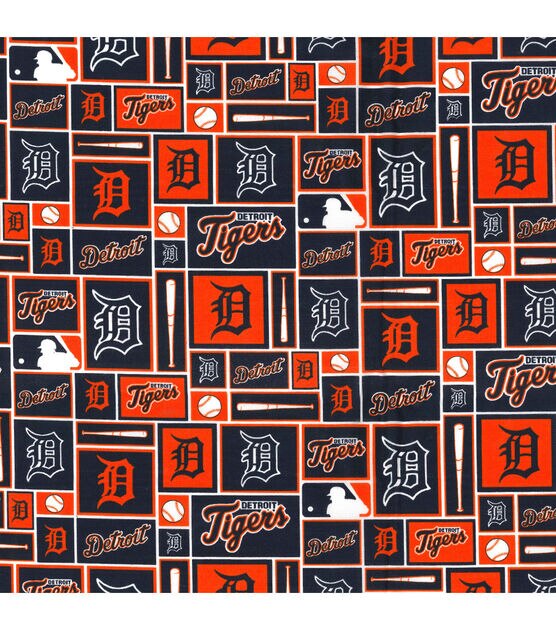 Fabric Traditions Detroit Tigers Cotton Fabric Patch, , hi-res, image 2