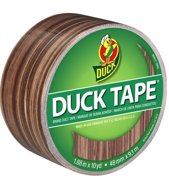 Patterned Duck Tape 1.88"X10yd Woodgrain