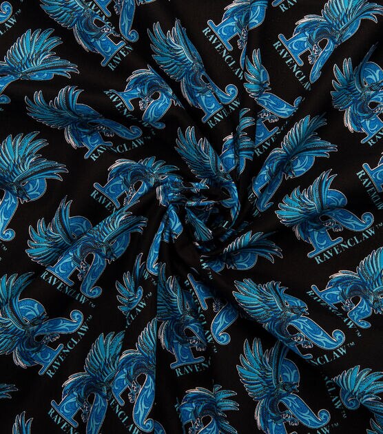 FS635_2 Harry Potter Ravenclaw Cotton Fabric Design Craft 