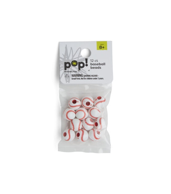 POP! Possibilities 12 pk 12mm Baseball Beads