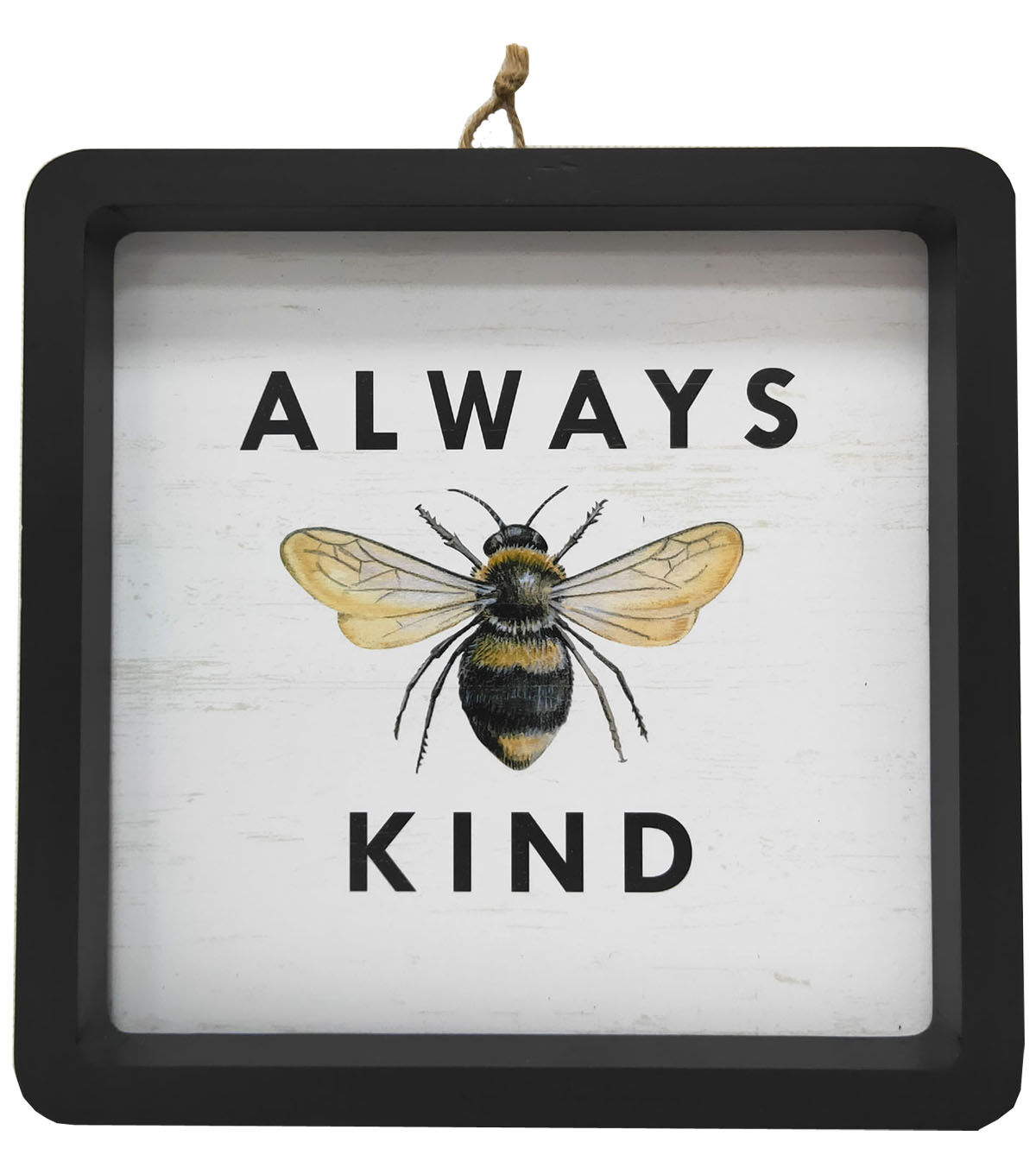 00005 Bee Kind plastic sign