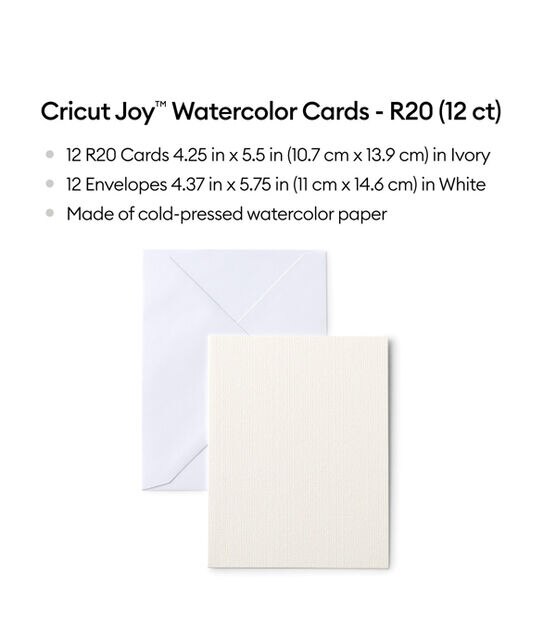 Cricut Joy Watercolor Cards - R20
