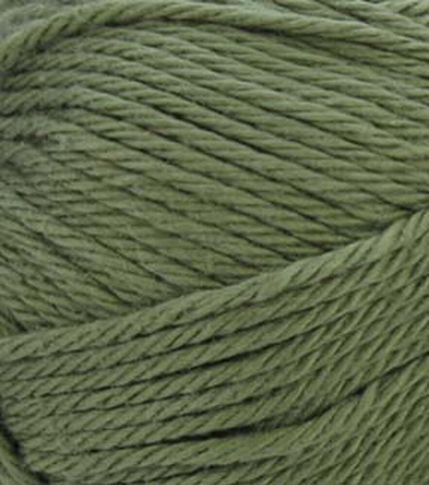 Essential 180yds Light Weight Cotton Yarn by K+C, Grassy Knoll, swatch, image 5