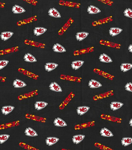 Fabric Traditions Kansas City Chiefs NFL Camo Logo Cotton Fabric, , hi-res, image 2
