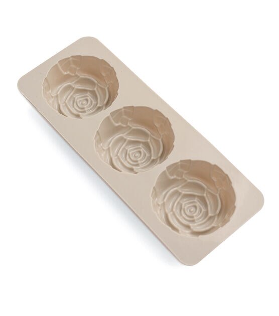 We R Memory Keepers Suds Soap Maker Mold Rose 3 Cavity