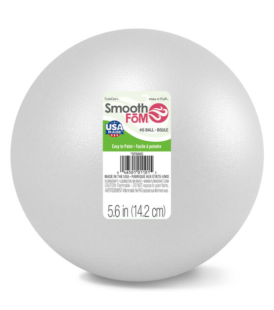 6" Smooth Foam Ball