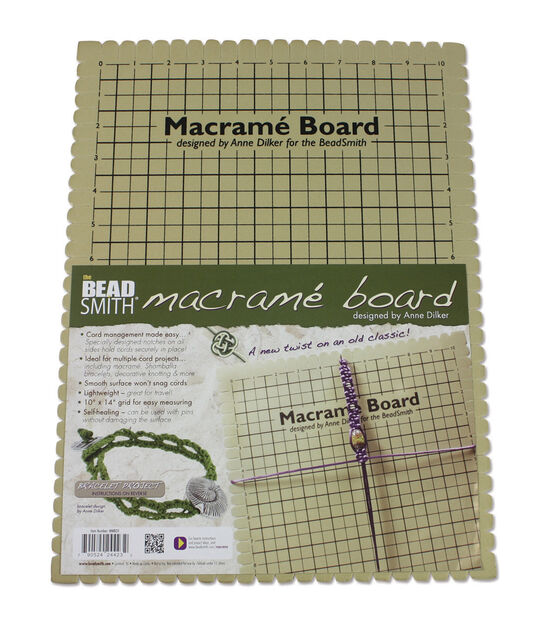 The Beadsmith Anne Dilker Macrame Board