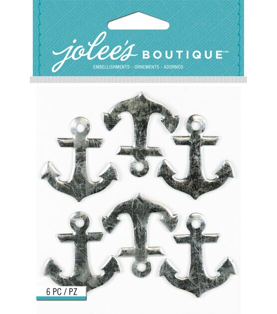 Jolee’s Boutique Metal Repeat Stickers Anchors