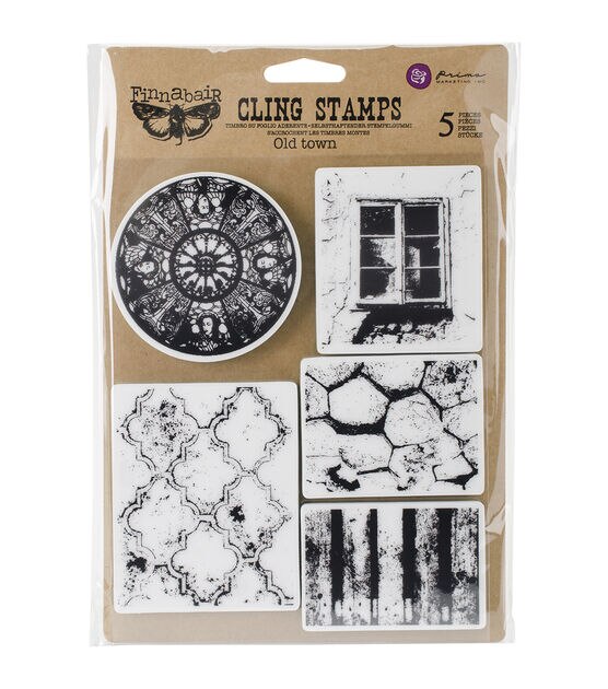 Prima Marketing Finnabair Old Town Cling Stamps
