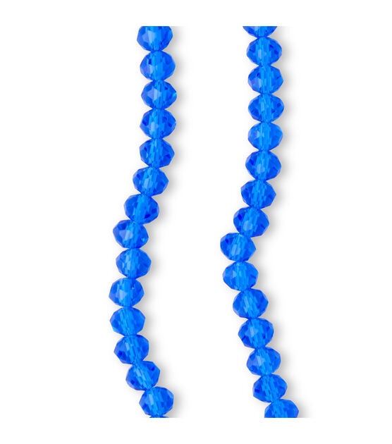 5mm Royal Blue Crystalline Glass Strung Beads 2pk by hildie & jo, , hi-res, image 3