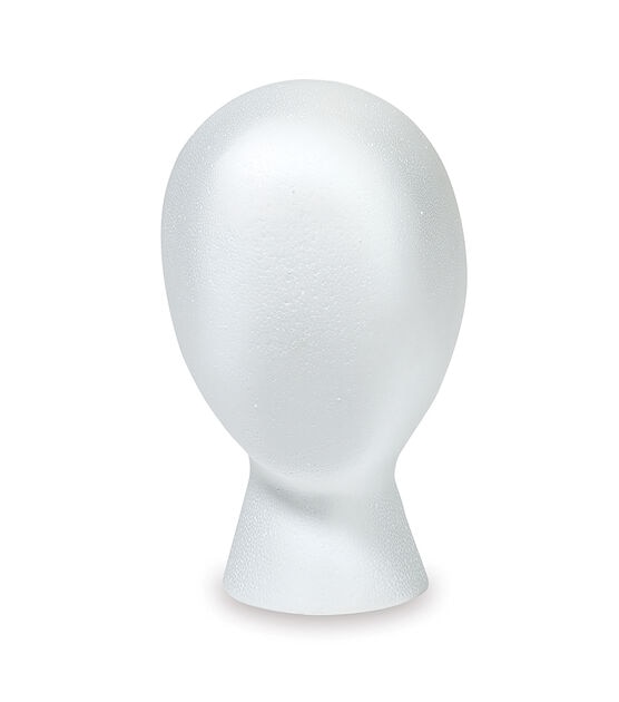 FloraCraft 10" White SmoothFoM Faceless Head