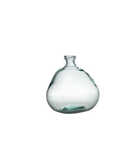 9" Clear Glass Simplicity Vase by Bloom Room
