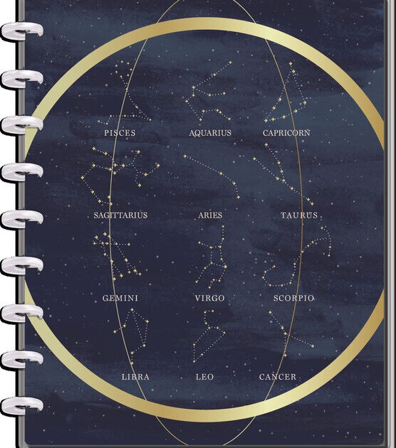 Happy Planner Classic 60 Sheet Zodiac Signs Boho Stargazer Notebook