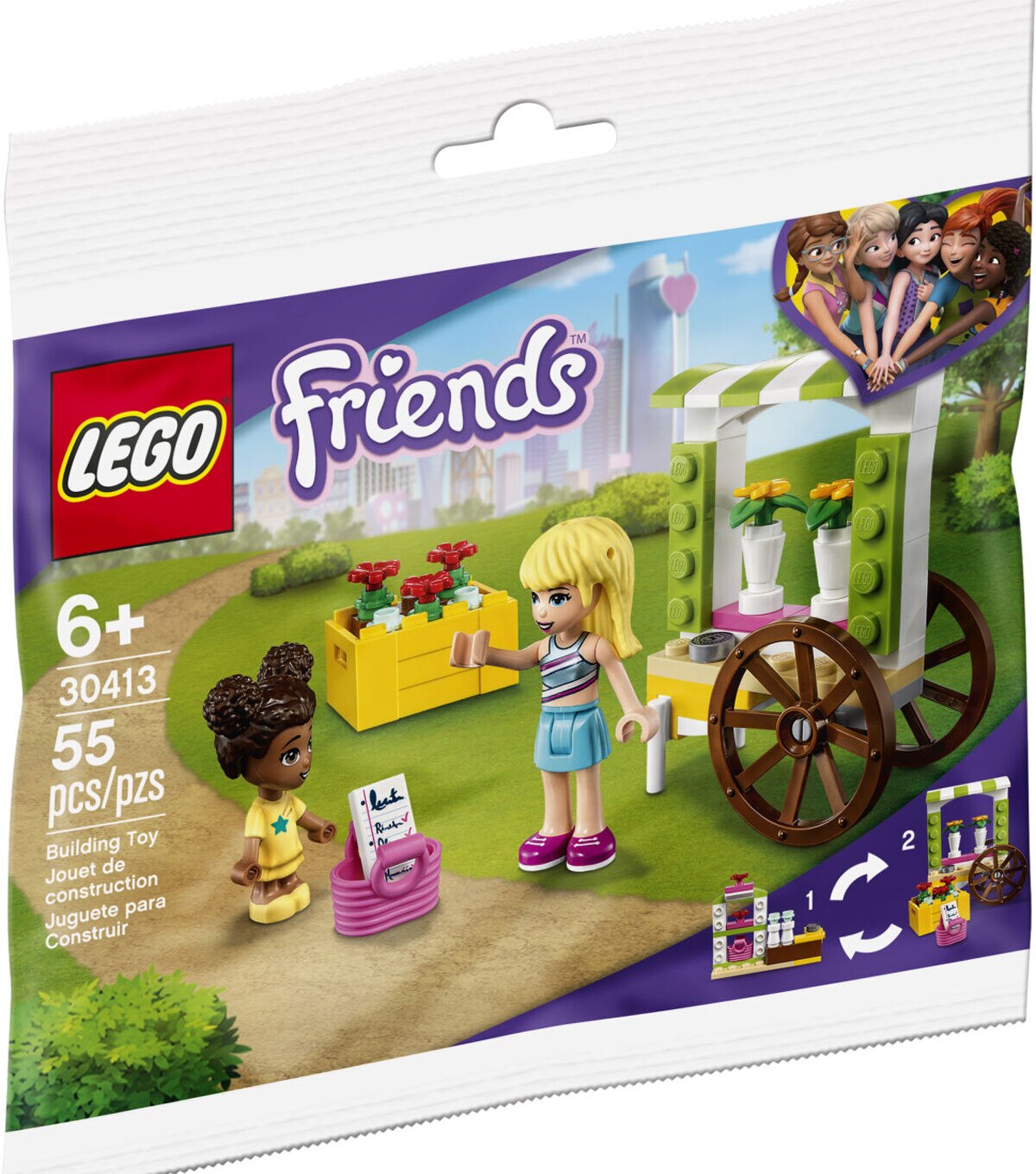for sale online 30112 LEGO Friends Flower Stand 