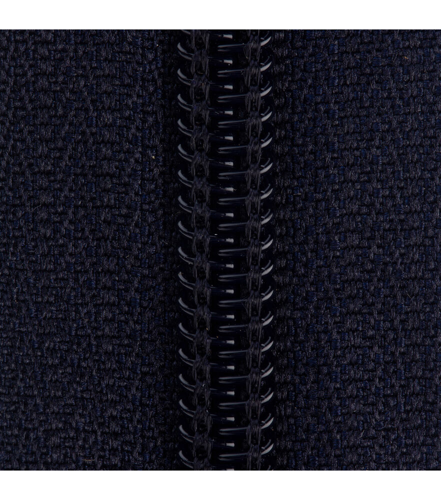 Coats & Clark Purse Zipper 18", Navy, swatch, image 1
