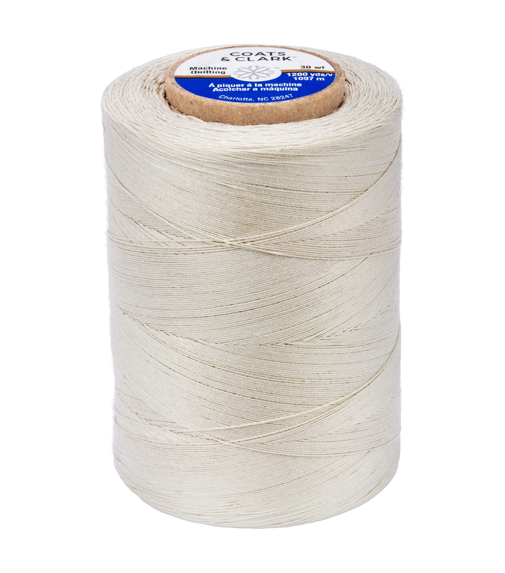 Coats & Clark Machine Quilt Cotton Thread, Grey, hi-res