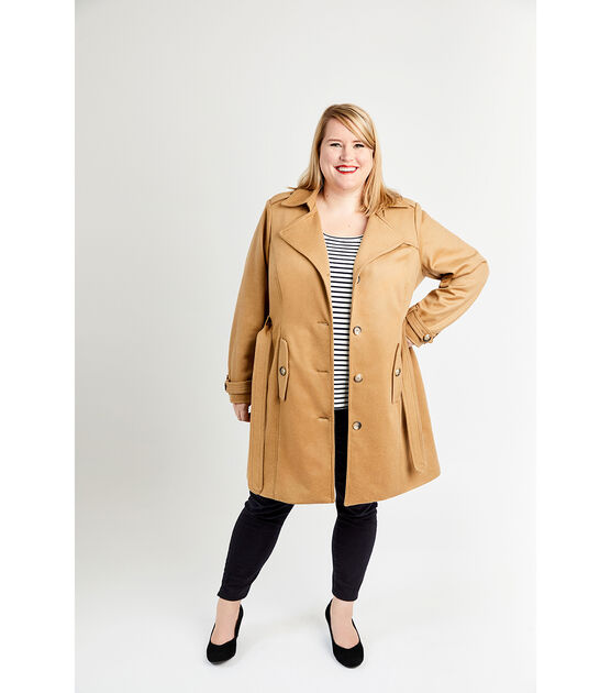 Cashmerette Chilton Trench Coat Pattern Size 12 28 Joann Cashmerette Chilton Trench Coat Pattern, Dog Trench Coat Costume Pattern