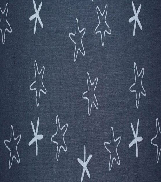 Starfishes on Navy Quilt Cotton Fabric by Quilter's Showcase, , hi-res, image 2