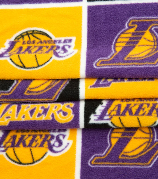 LA Lakers Fleece Fabric Block, , hi-res, image 4
