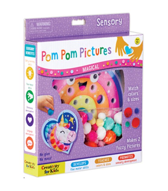 Faber-Castell 2ct Magical No Mess Pom Pom Craft Kit